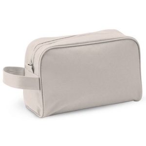 Reis toilettas/etui naturel met handvat 21,5 cm voor kinderen