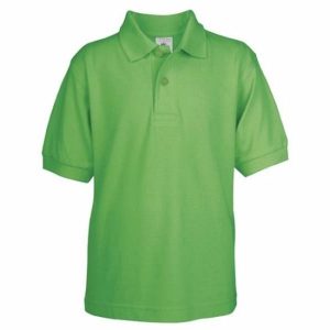 Groene polo voor kinderen