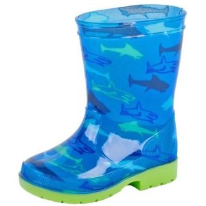 Blauwe peuter regenlaarzen voor jongens/meisjes/kinderen