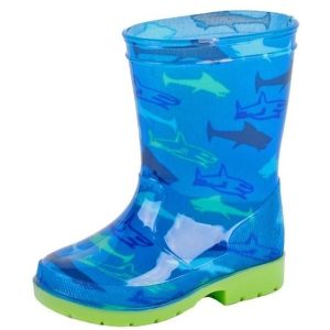 Blauwe kleuter regenlaarzen voor jongens/meisjes/kinderen