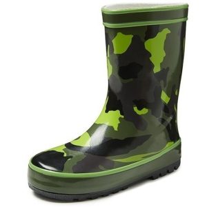 Groene peuter regenlaarzen voor jongens/meisjes/kinderen