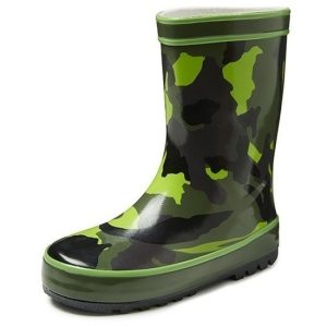 Groene kleuter regenlaarzen voor jongens/meisjes/kinderen