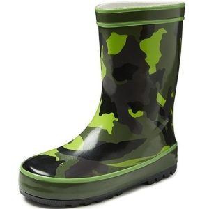 Groene kinder regenlaarzen voor jongens/meisjes/kinderen