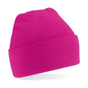 Fuchsia gebreide muts voor kinderen