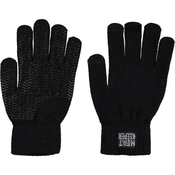 Zwarte handschoenen met thermo voering voor jongens/meisjes/kinderen