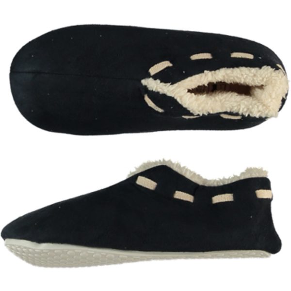 Spaanse pantoffels/sloffen navy blauw voor jongens/meisjes/kinderen