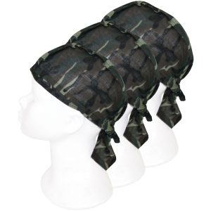 5x Bandanas legerprint voor kinderen/volwassenen
