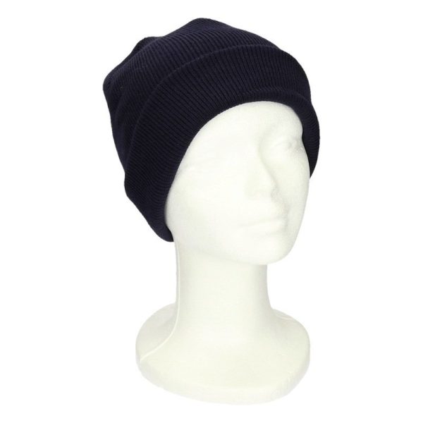 Basic kindermutsen navy blauw voor meisjes