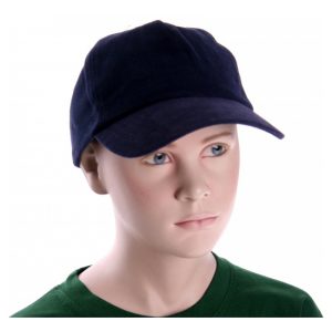 Navy blauwe kinder caps
