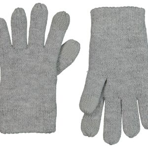 HEMA Kinderhandschoenen Met Touchscreen Gebreid Grijsmelange (grijsmelange)