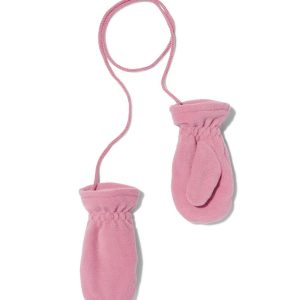 HEMA Kinder Wanten Met Koord Roze (roze)