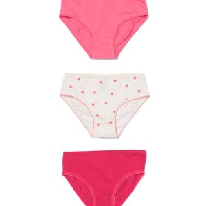 HEMA Kinderslips Katoen - 3 Stuks Roze (roze)