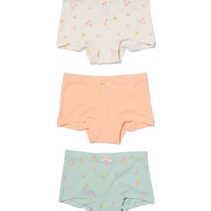 HEMA Kinderboxers Katoen/stretch - 3 Stuks Gebroken Wit (gebroken wit)
