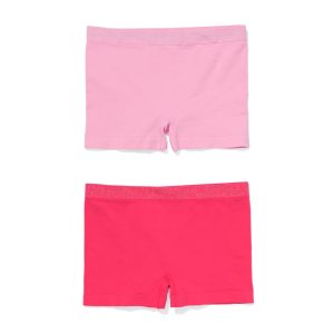 HEMA Kinderboxers Naadloos Met Glitters - 2 Stuks Roze (roze)
