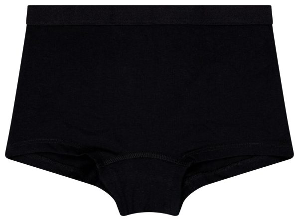 HEMA Kinder Boxers Katoen/stretch - 3 Stuks Zwart (zwart)