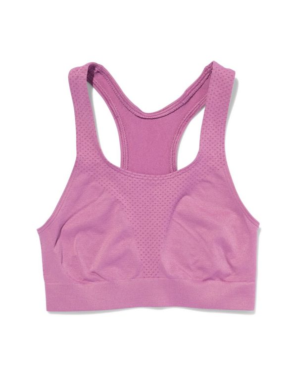 HEMA Naadloze Kinder Sporttop Medium Support Roze (roze)