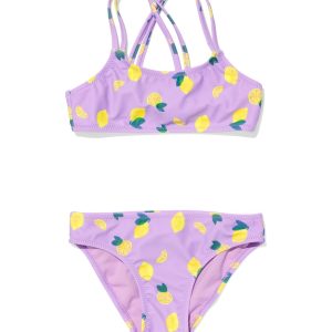 HEMA Kinder Bikini Met Citroenen Paars (paars)