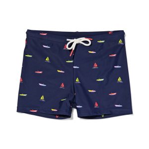 HEMA Kinderzwembroek Boten Donkerblauw (donkerblauw)