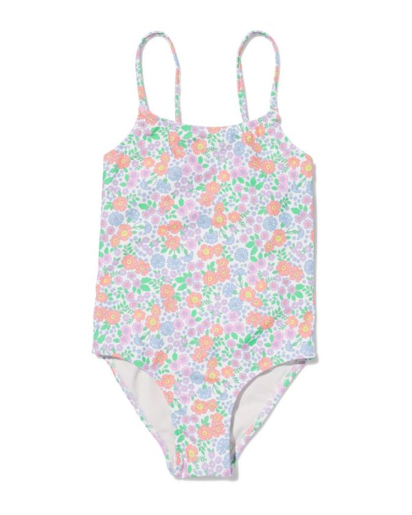 HEMA Kinder Badpak Met Bloemen Multi (multi)
