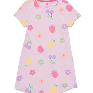 HEMA Kinder Nachthemd Katoen Fruit Lila (lila)