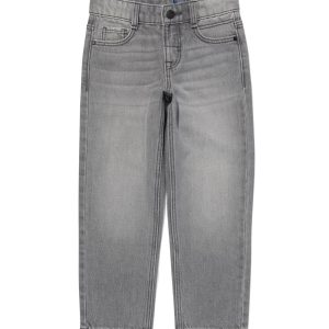 HEMA Kinderjeans Straight Fit Grijs (grijs)