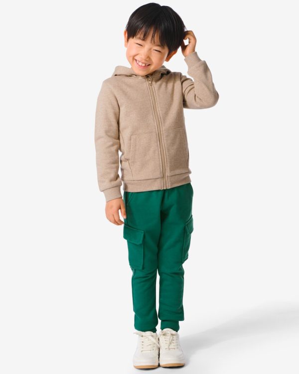 HEMA Kinder Cargo Sweatbroek Groen (groen)