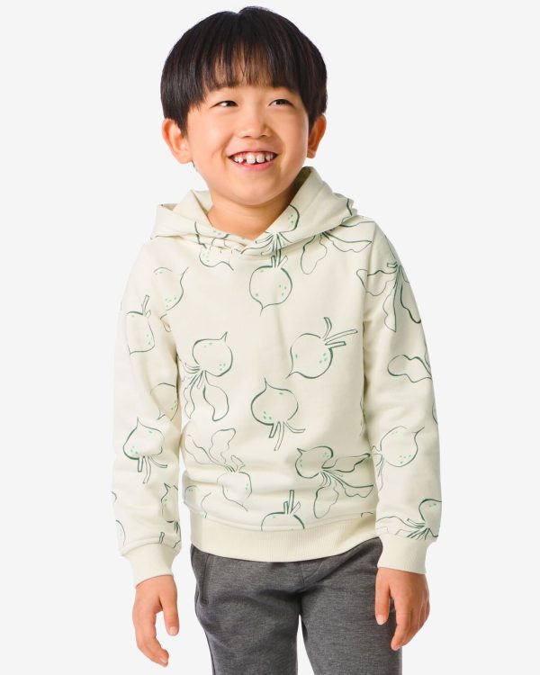 HEMA Kindersweater Met Capuchon Beige (beige)