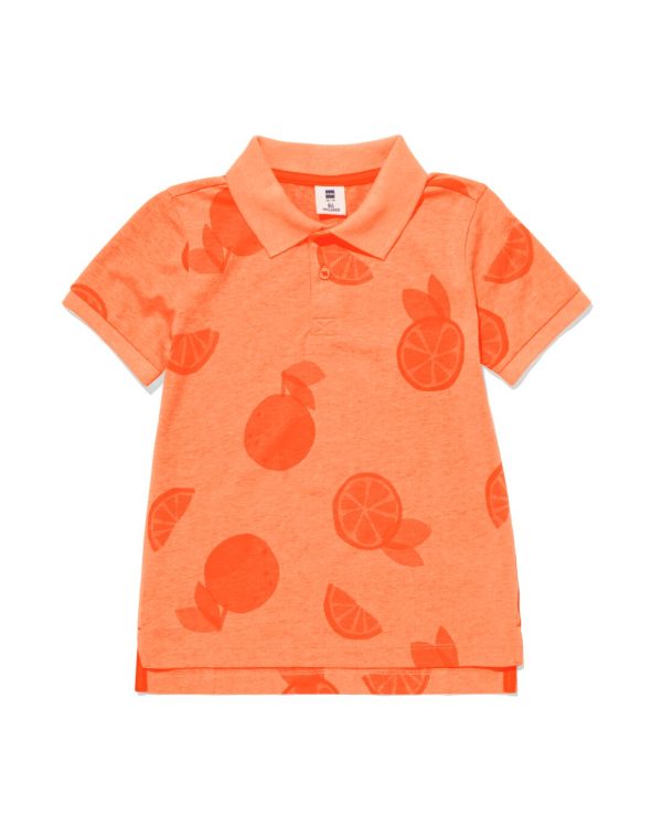 HEMA Kinderpolo Sinaasappels Oranje (oranje)