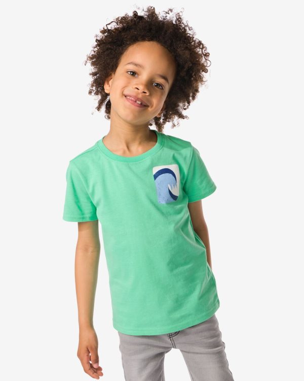 HEMA Kinder T-shirt Golf Groen (groen)