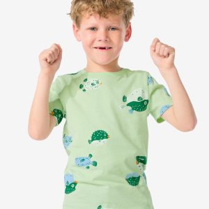 HEMA Kinder T-shirt Vissen Groen (groen)
