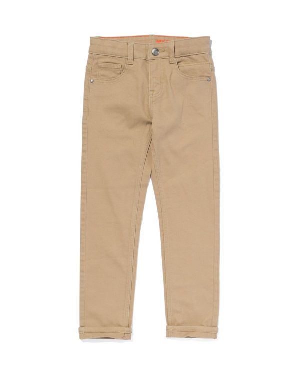 HEMA Kinderbroek Skinny Fit Zand (zand)