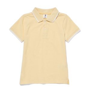 HEMA Kinderpolo Pique Geel (geel)