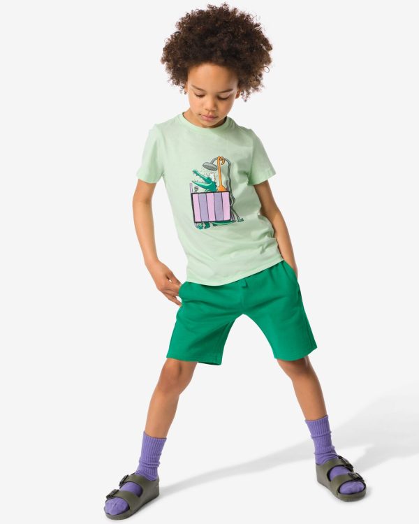 HEMA Kinder Korte Broek Groen (groen)