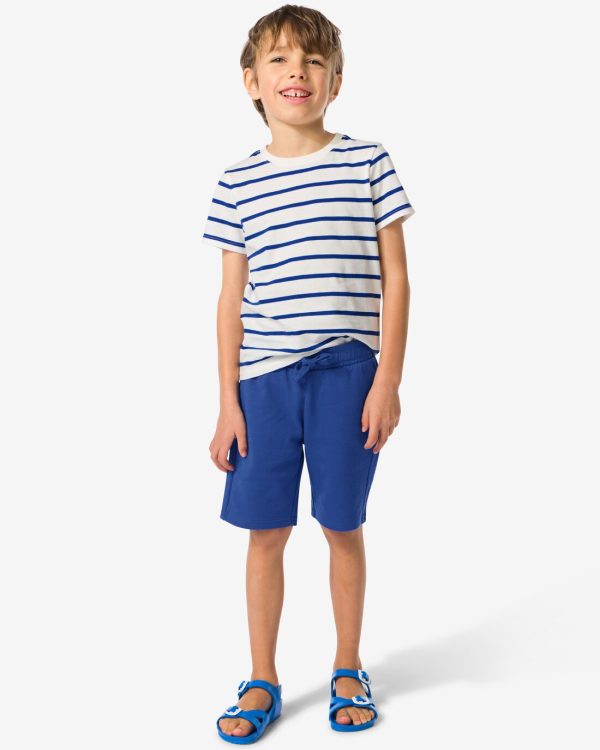 HEMA Kinder Korte Broek Blauw (blauw)