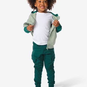 HEMA Kinder Cargo Sweatbroek Groen (groen)