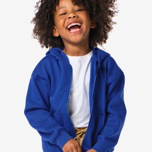 HEMA Kinder Sweatvest Blauw (blauw)