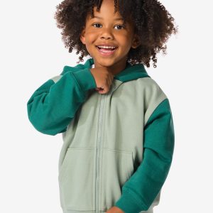 HEMA Kinder Sweatvest Groen (groen)