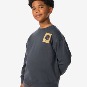 HEMA Kinder Sweater Oversized Grijs (grijs)