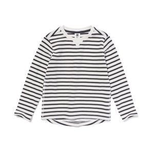 HEMA Kindershirt Strepen Donkergrijs (donkergrijs)