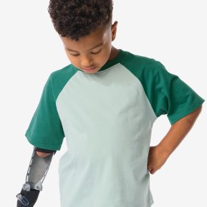 HEMA Kindershirt Kleurblokken Lichtblauw (lichtblauw)