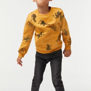 HEMA Kinder Broek Jogdenim Skinny Fit Zwart (zwart)