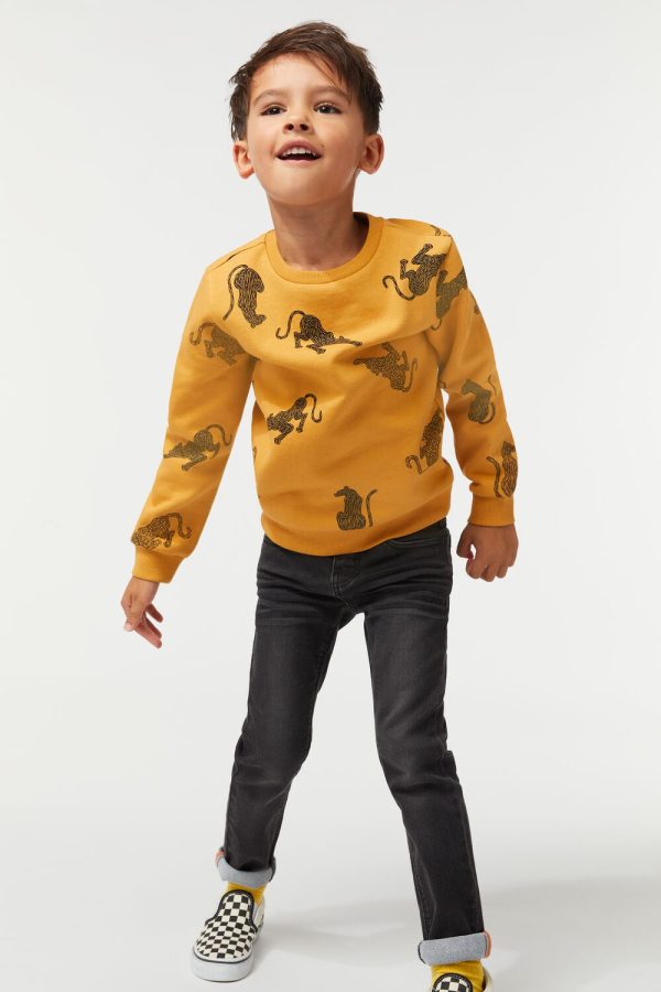 HEMA Kinder Broek Jogdenim Skinny Fit Zwart (zwart)