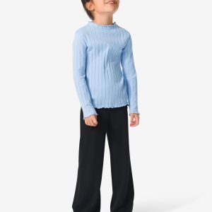 HEMA Kinderbroek Met Knopen Zwart (zwart)