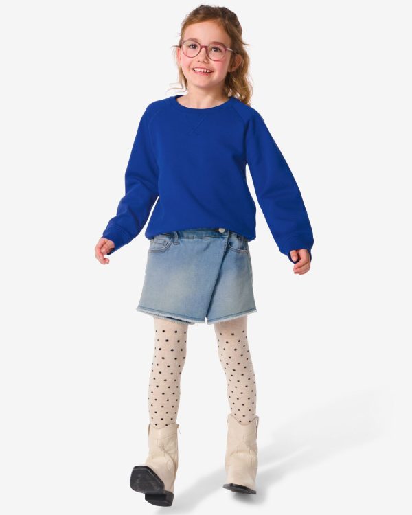 HEMA Kinder Broekrok Denim Lichtblauw (lichtblauw)
