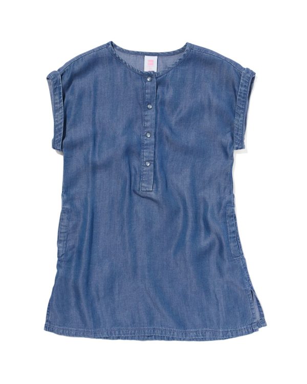 HEMA Kinderjurk Blauw (blauw)