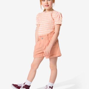 HEMA Kinder Paperbag Korte Broek Perzik (perzik)