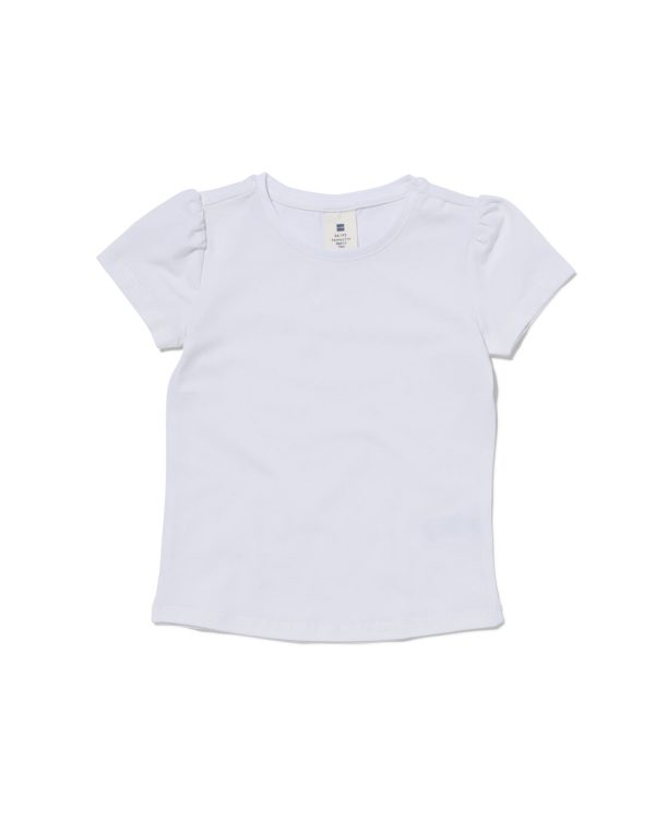 HEMA Kinder T-shirts - 2 Stuks Wit (wit)