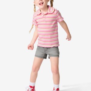 HEMA Kinder T-shirt Met Polokraag Roze (roze)