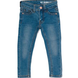 HEMA Kinder Jeans Skinny Fit Middenblauw (middenblauw)