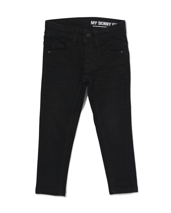HEMA Kinder Jeans Skinny Fit Zwart (zwart)